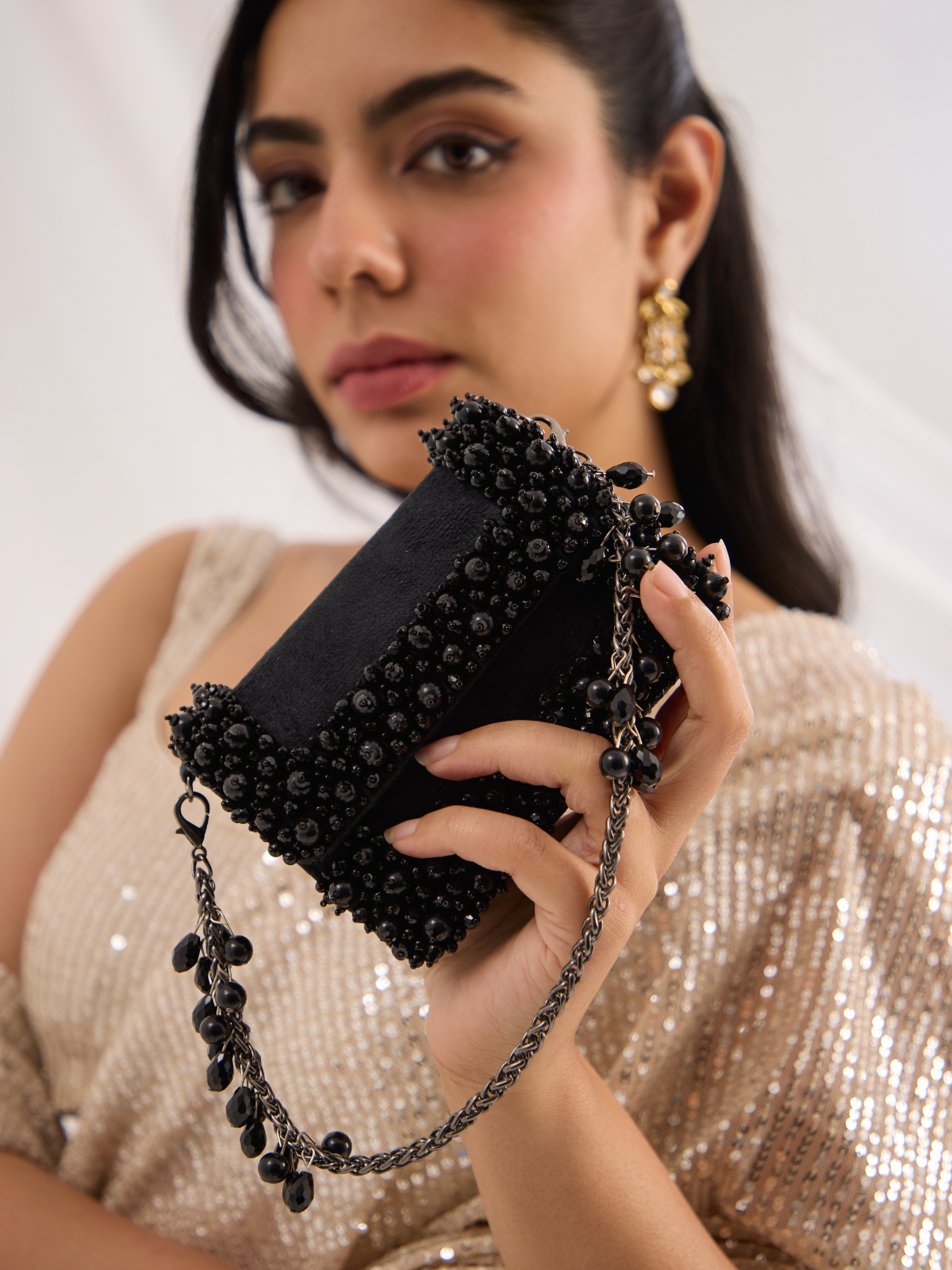 Aurel Mini Bag Pearl - Black