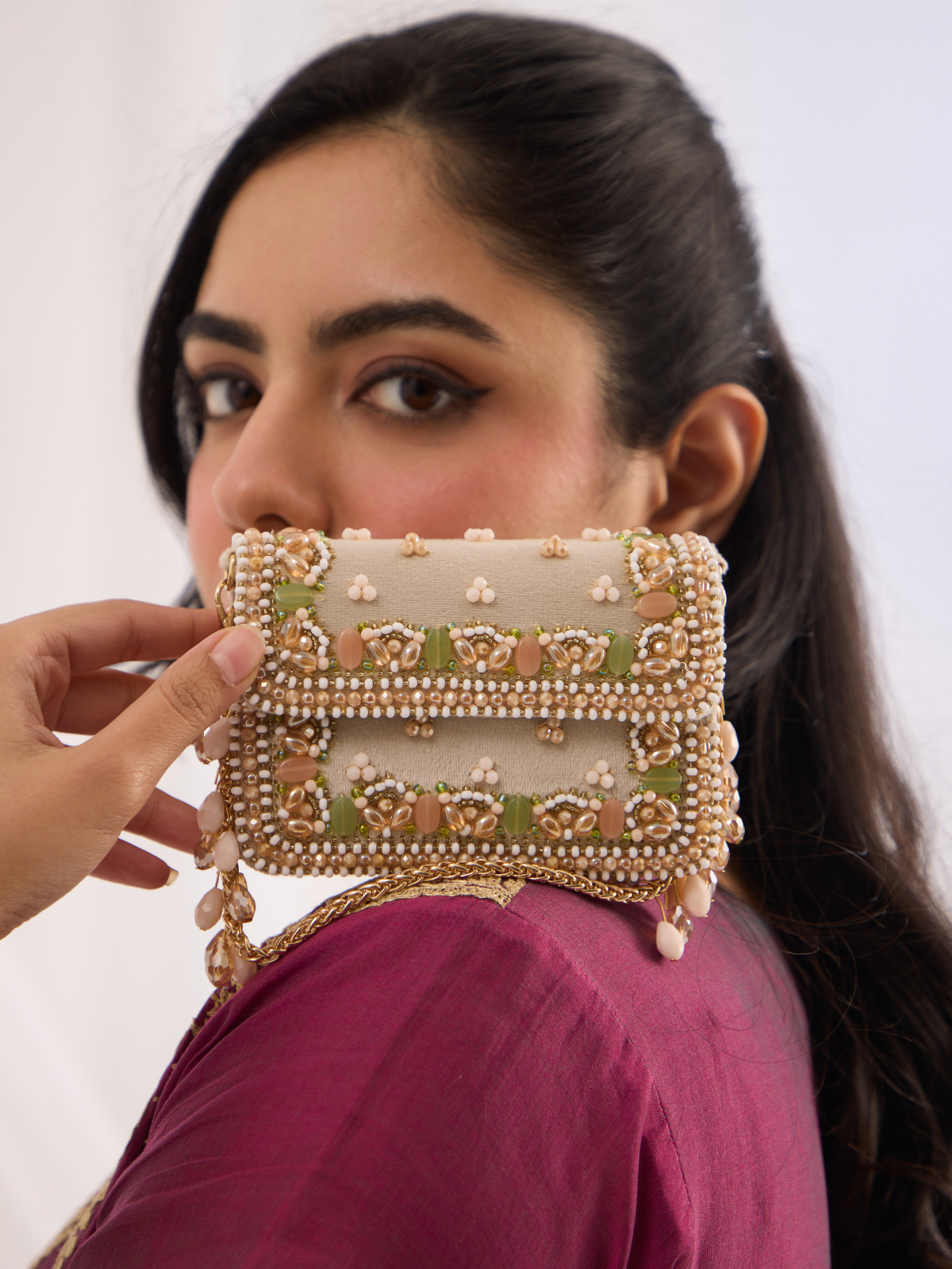 Aurel Mini Bag LTB- Green Peach