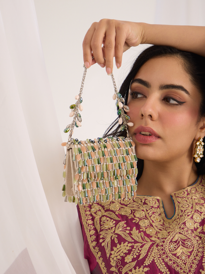 Aurel Mini Bag - Green Peach