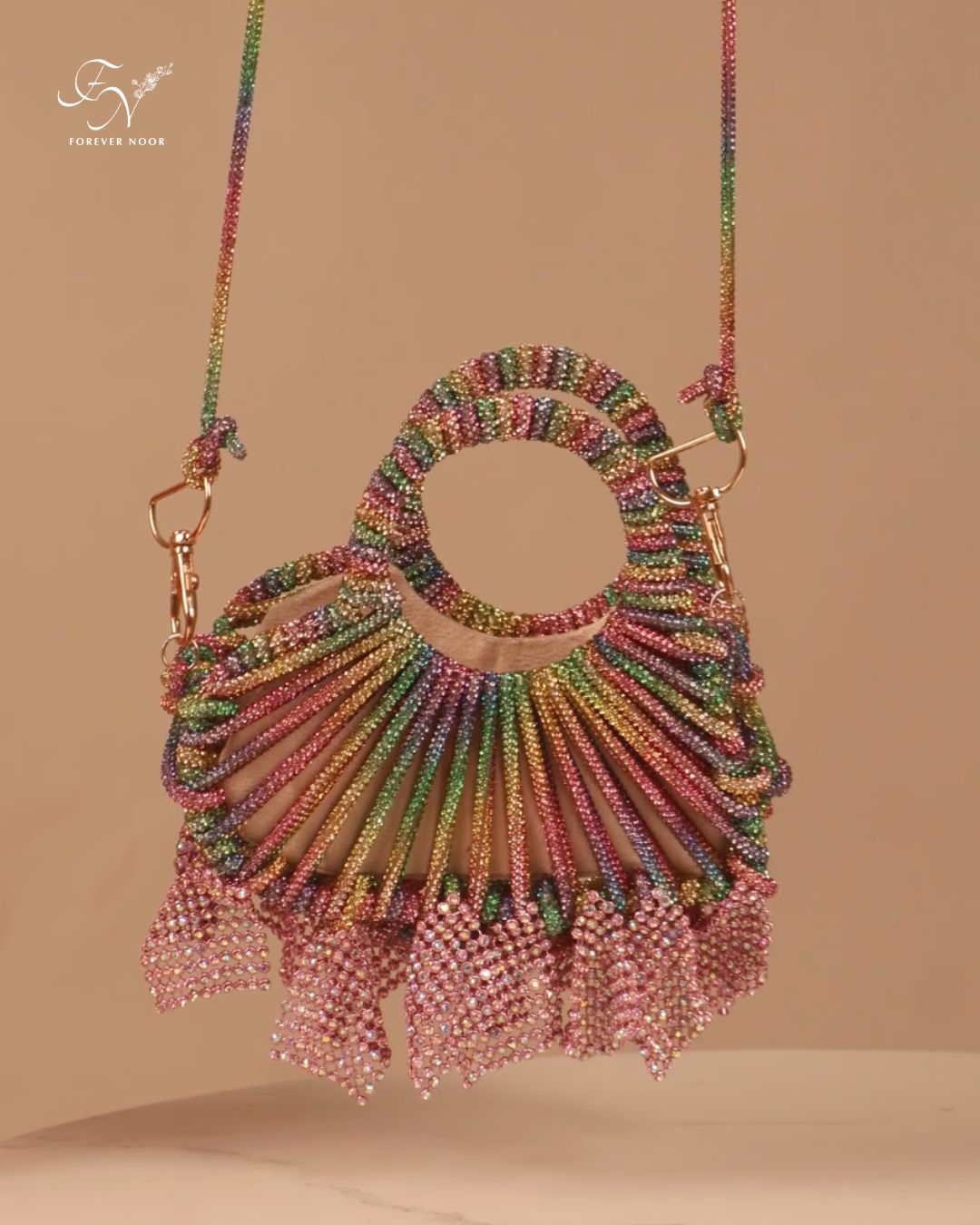 Lumi Knot Mini Bag-Rainbow Multi