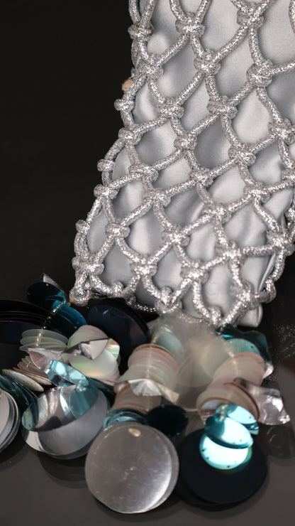 Aqua Prism Phone Bag - Ice Blue