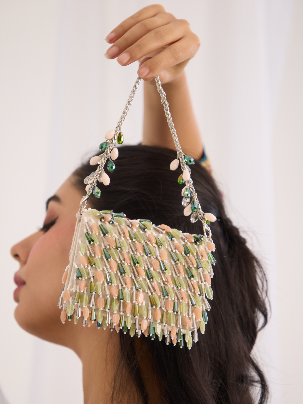 Aurel Mini Bag - Green Peach