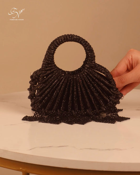 Lumi Knot Mini Bag- Black