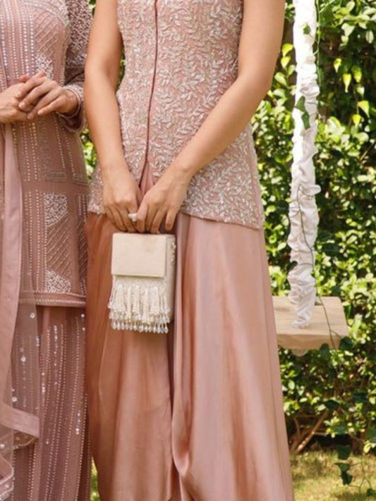 SEHER BOX BAG- Ivory