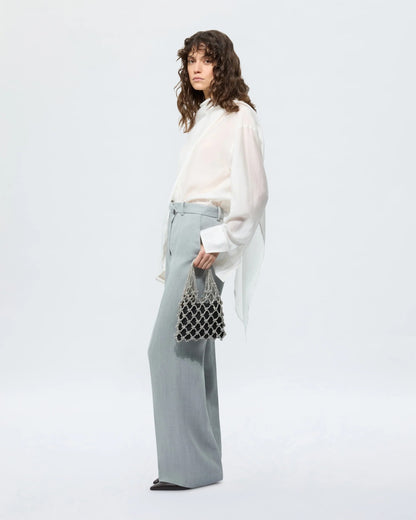 Satin Mesh Bag - Black