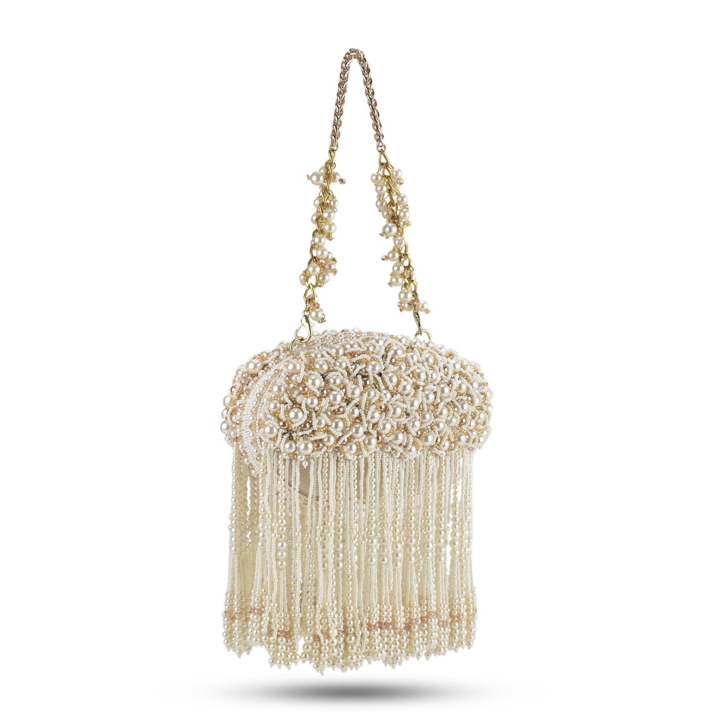 Zuri Oval Clutch - With Tassels