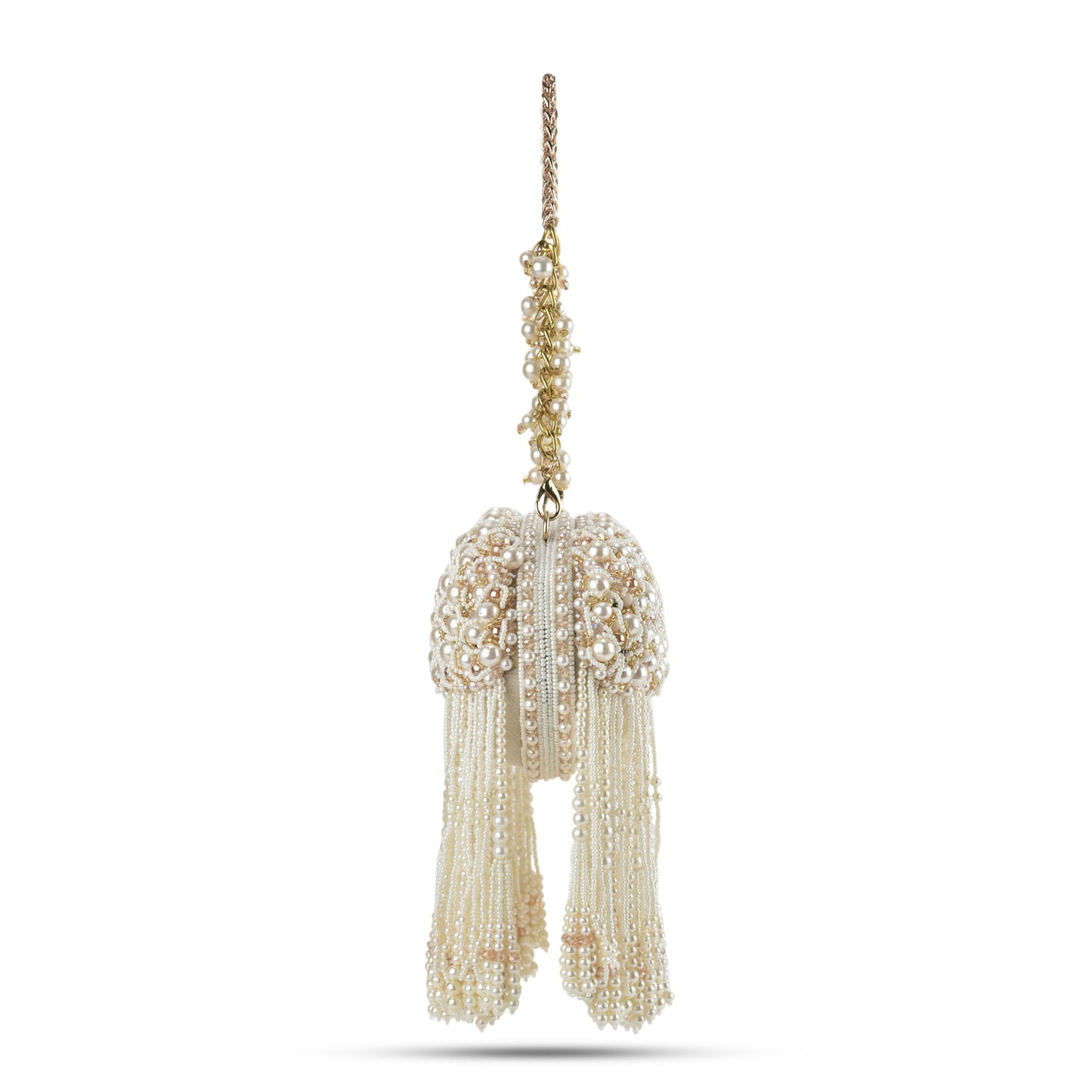Zuri Oval Clutch - With Tassels