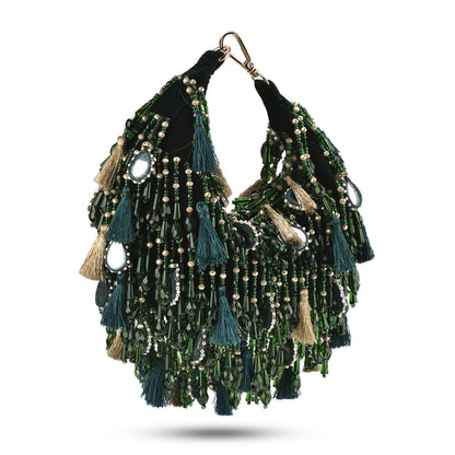 Sienna Boat Bag-Green