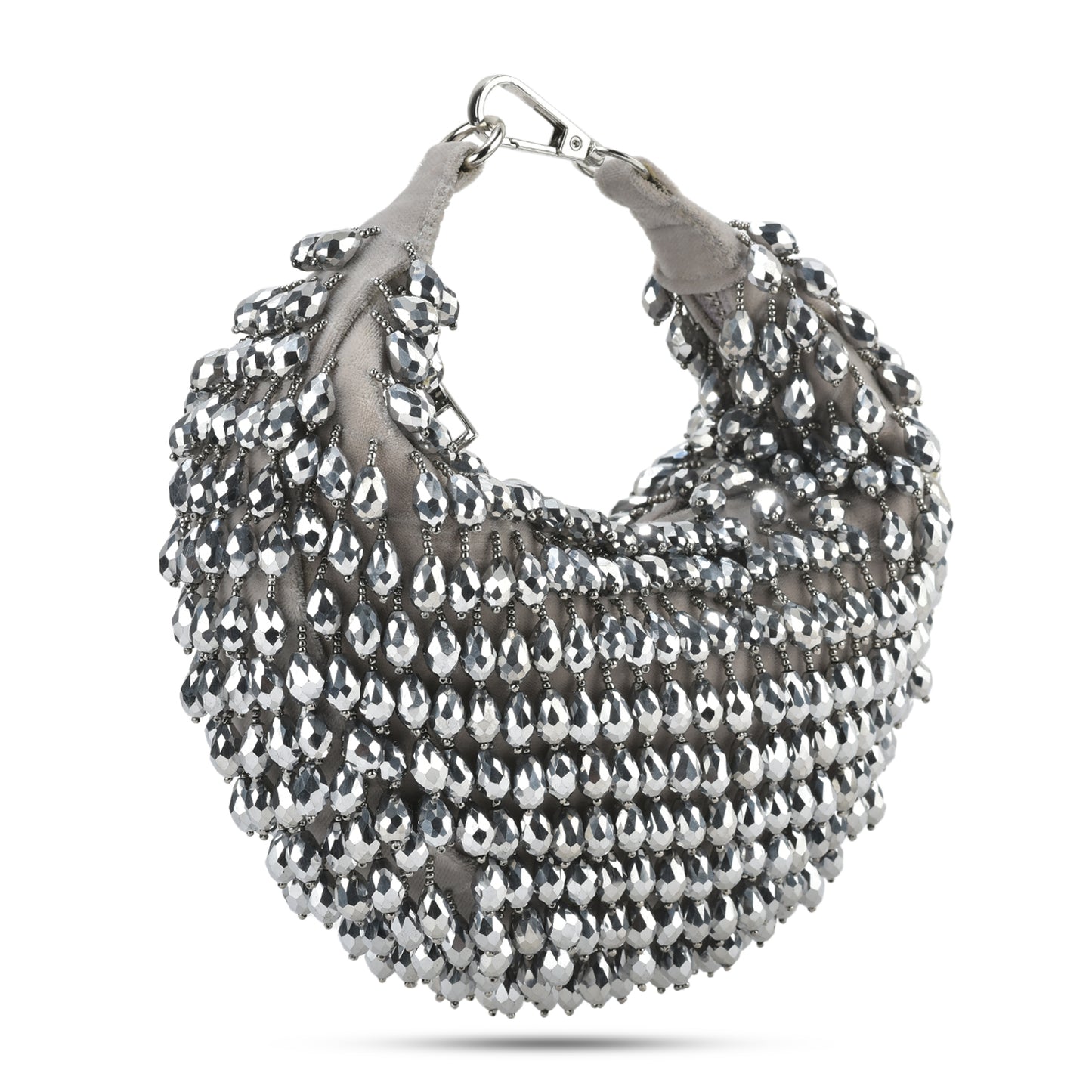 Mehak Jain in our Grey Crystal Nano Bag