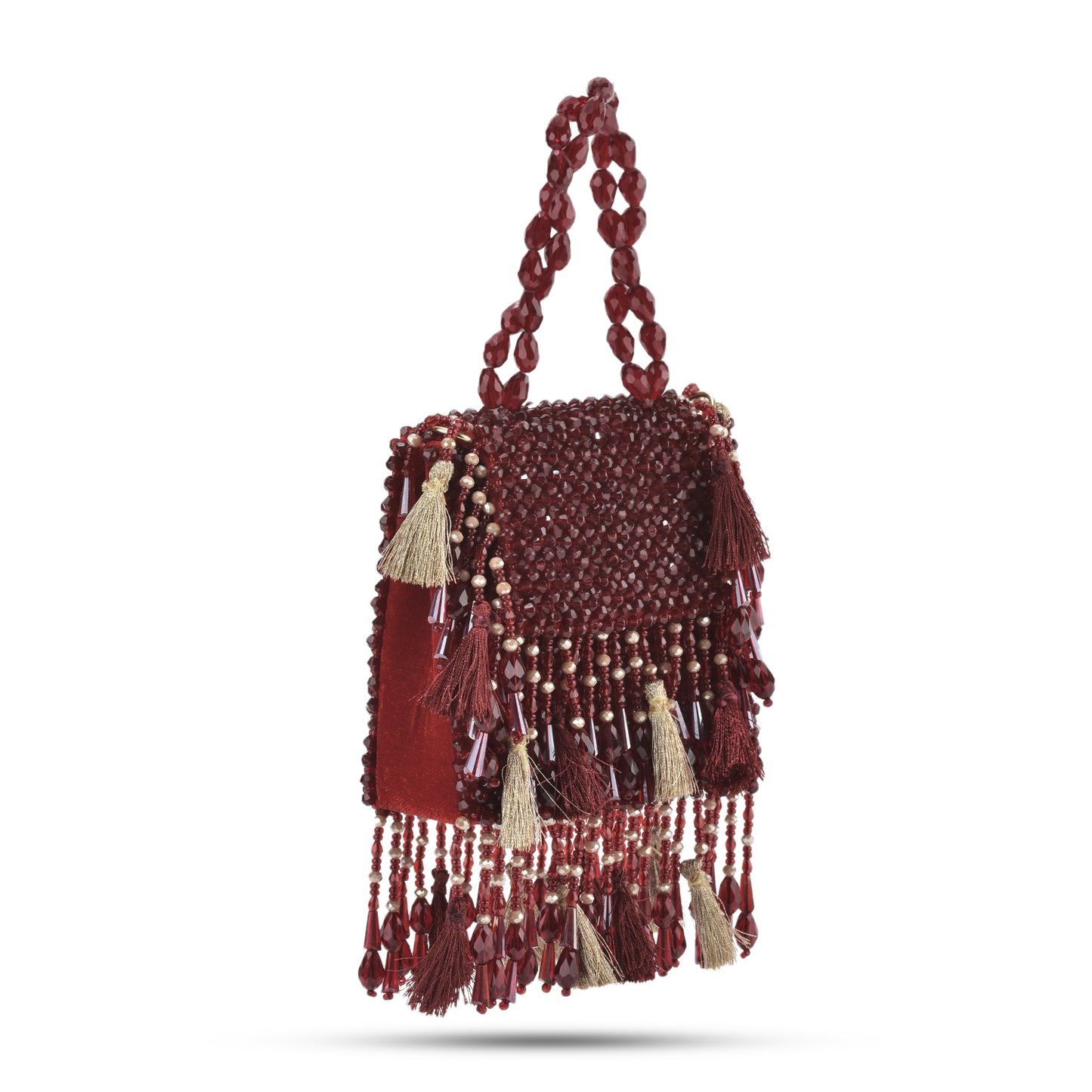 Daphne Crystal Bag-Red