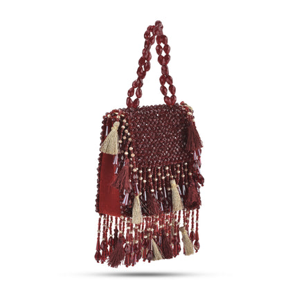 Daphne Crystal Bag-Red