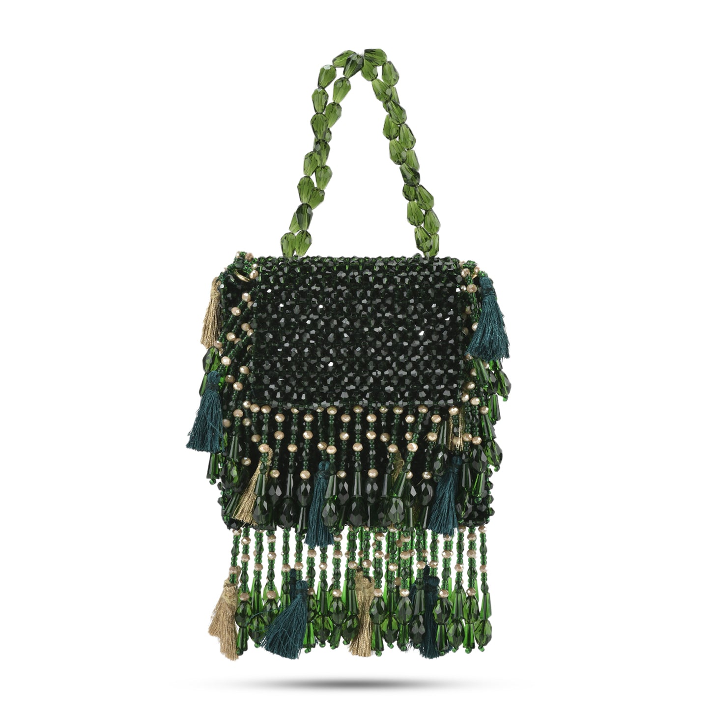 Daphne Crystal Bag-Green