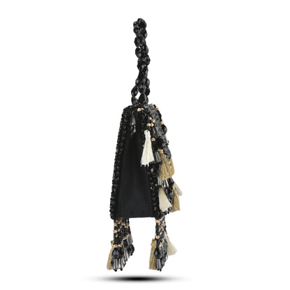 Daphne Crystal Bag-Black