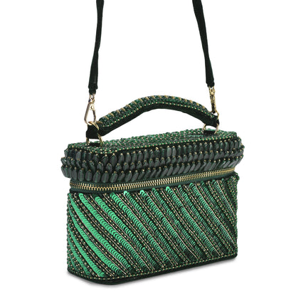 Meher Taluja In Our Green Laura Cube Bag