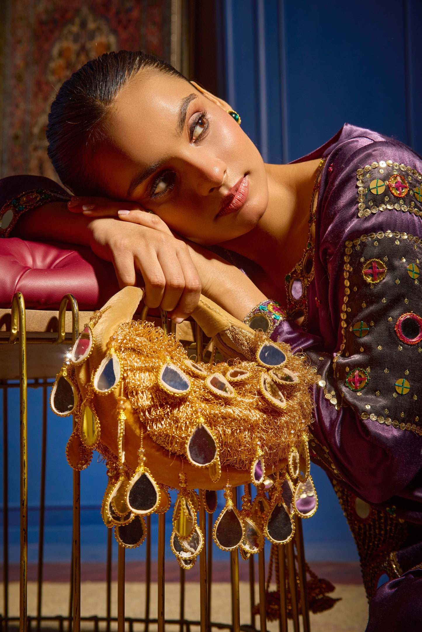 Seher Boat Bag -Golden