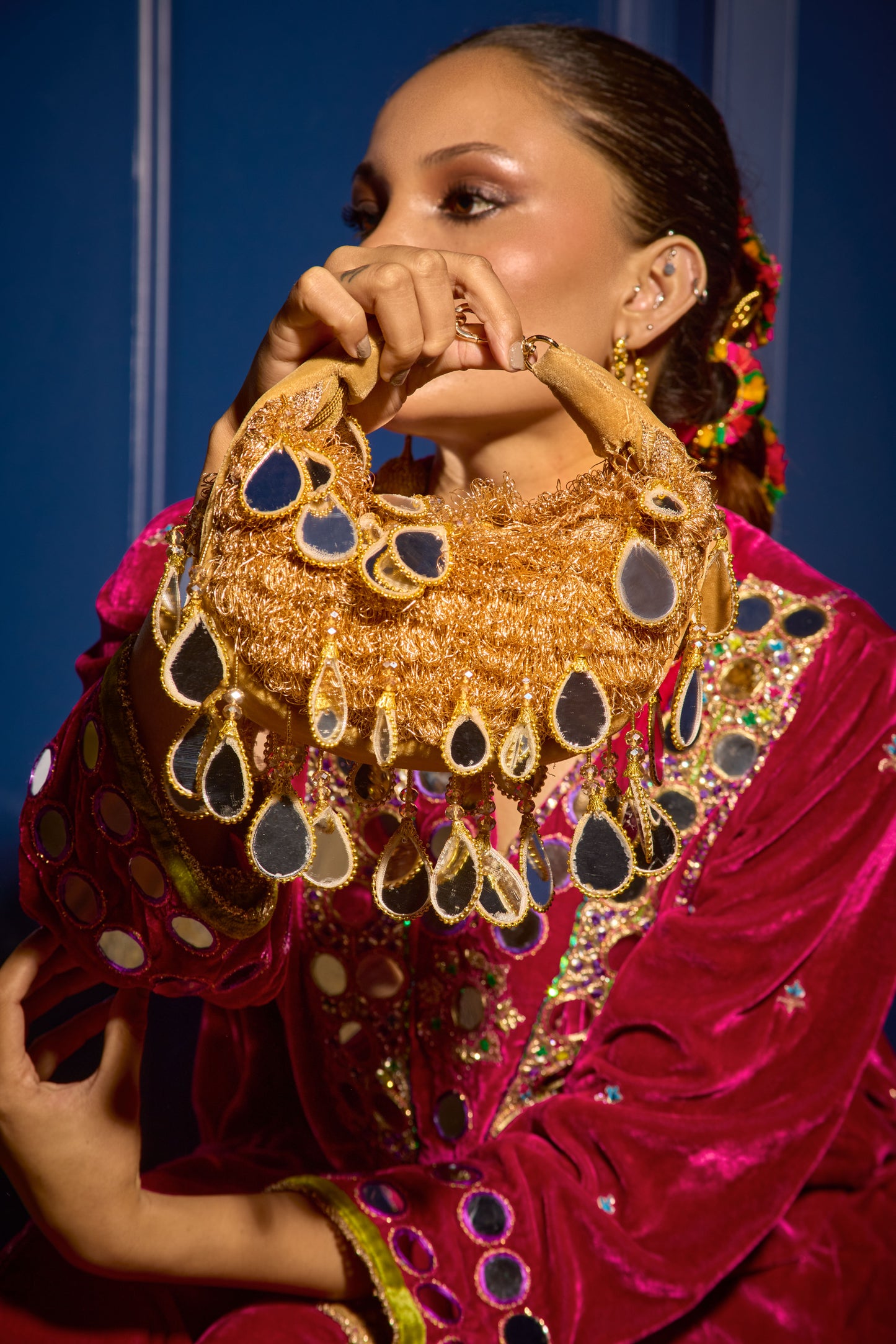 Seher Boat Bag -Golden