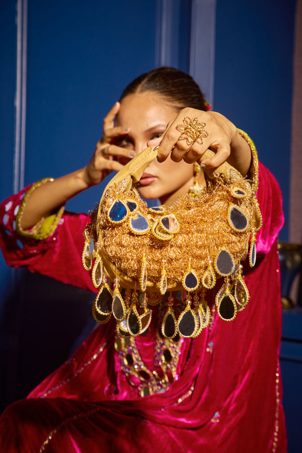 Seher Boat Bag -Golden
