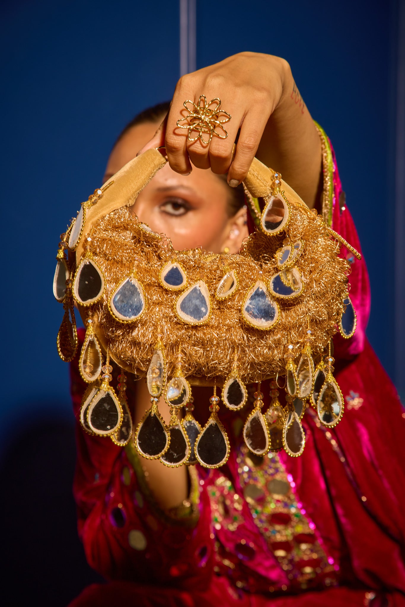 Seher Boat Bag -Golden
