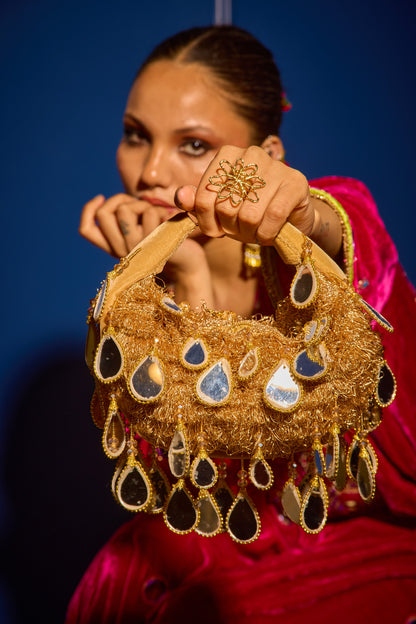 Seher Boat Bag -Golden