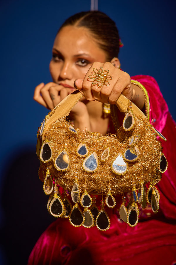 Seher Boat Bag -Golden