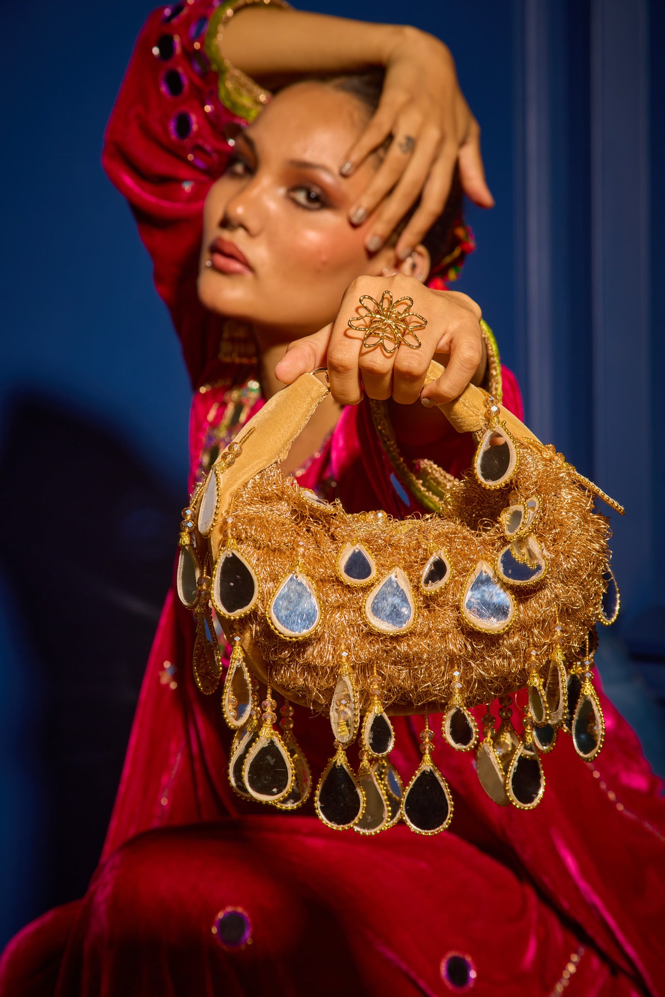 Seher Boat Bag -Golden