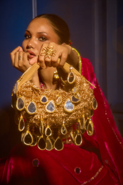 Seher Boat Bag -Golden