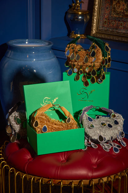 Seher Boat Bag - Green Gold