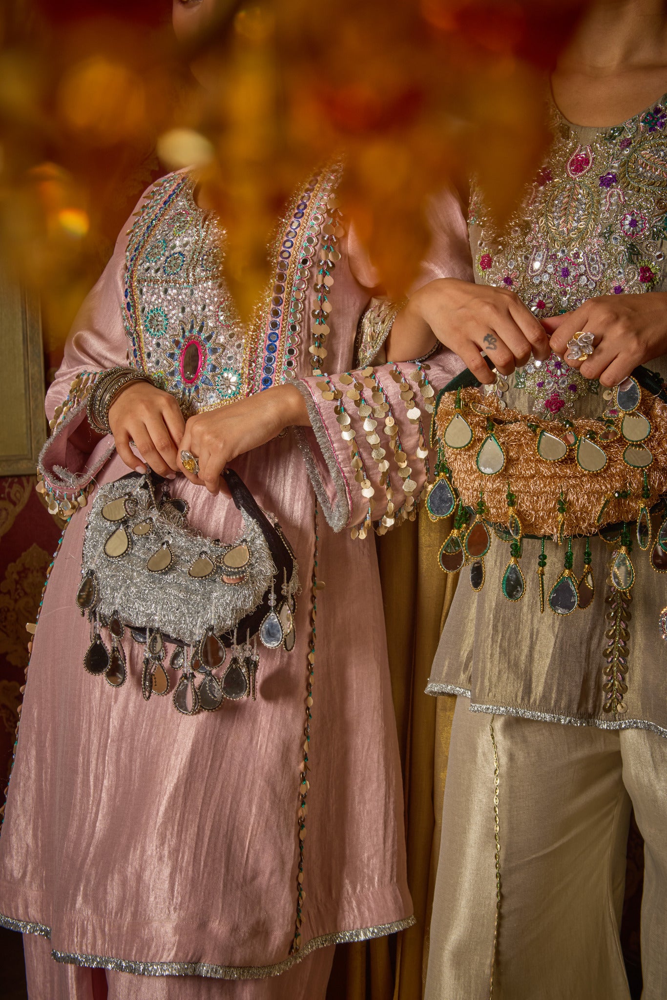 Seher Boat Bag - Green Gold