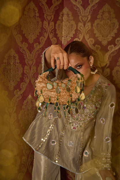 Seher Boat Bag - Green Gold