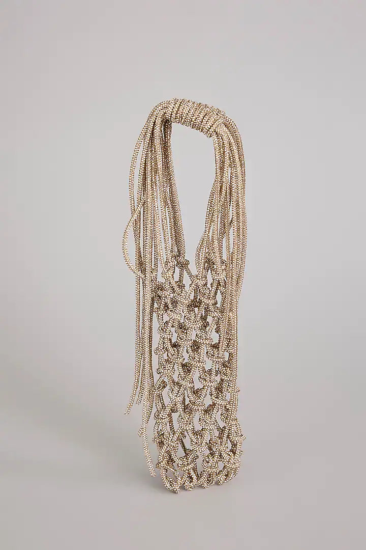 Phone Bag- Gold Rhinestone
