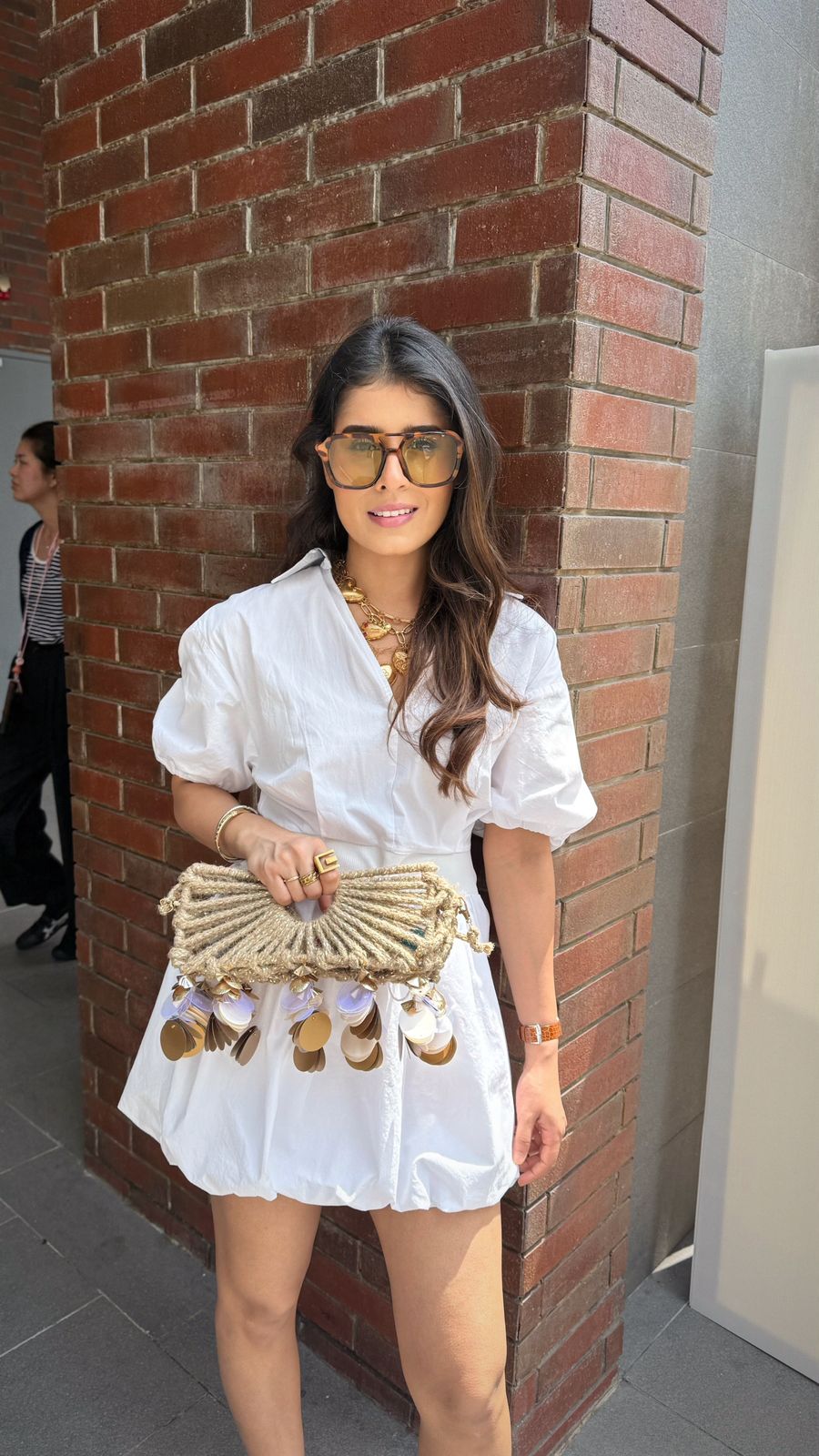 Lumi Knot Bag- Beige