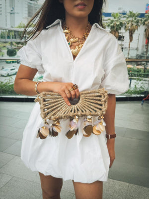 Lumi Knot Bag- Beige