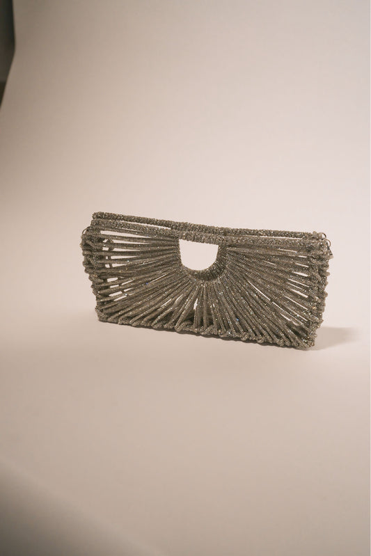 THE HAMPTONS BAG-SILVER