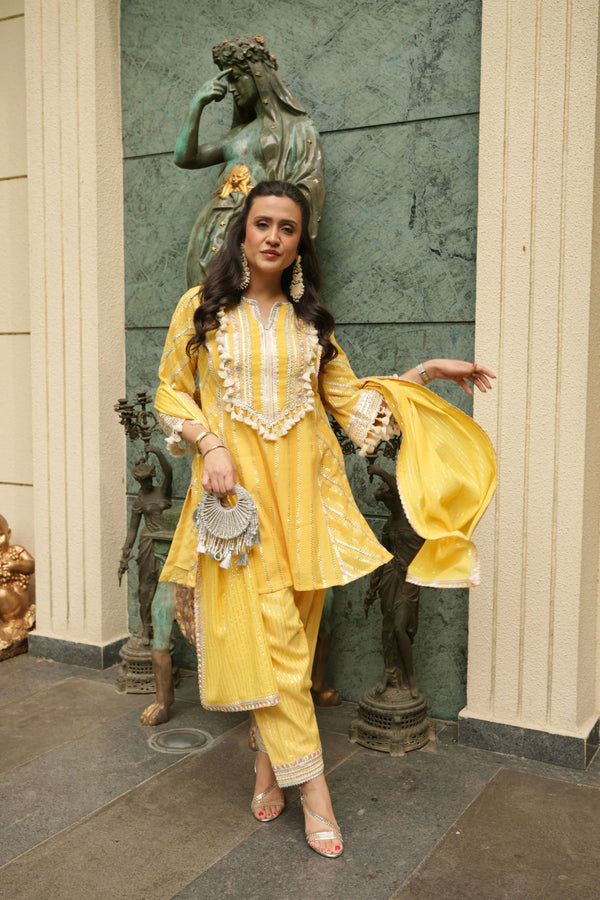 Mitali Wadhwa in our Kala Mini Silver Bag