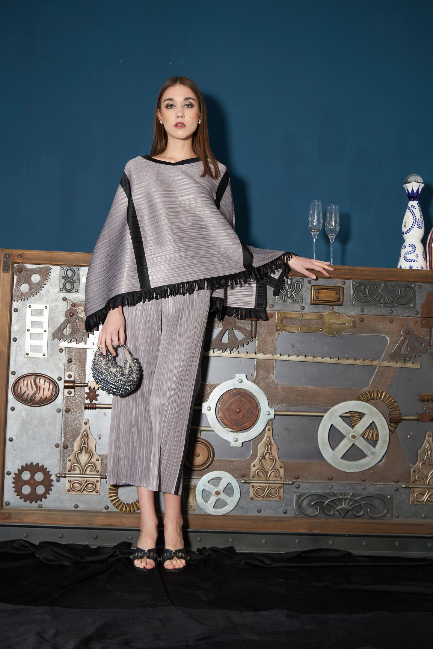 Nano Stone Boat Bag - Dark Grey