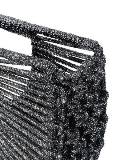Daisy Jewel Bag – Black Ash