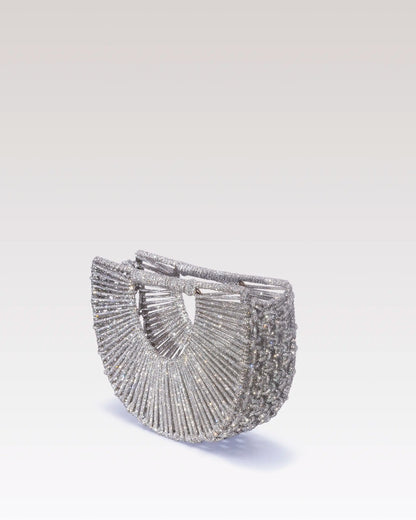 Daphne Jewel Bag – Silver