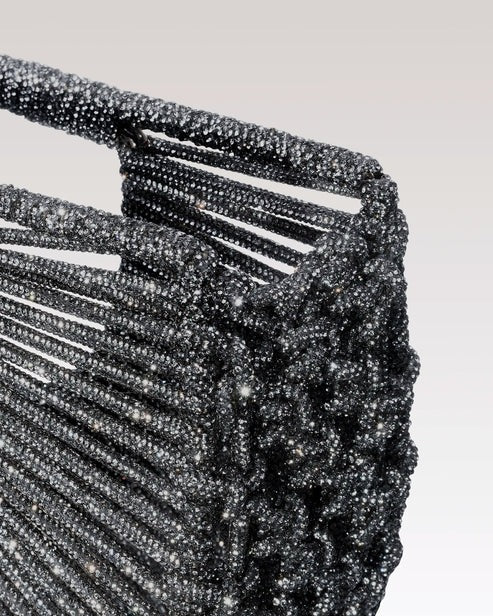 Daisy Jewel Bag – Black Ash