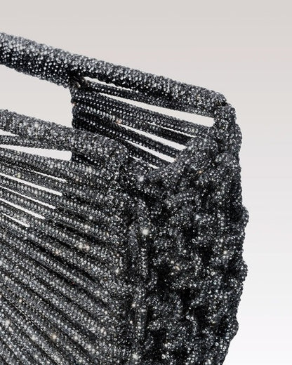Daisy Jewel Bag – Black Ash