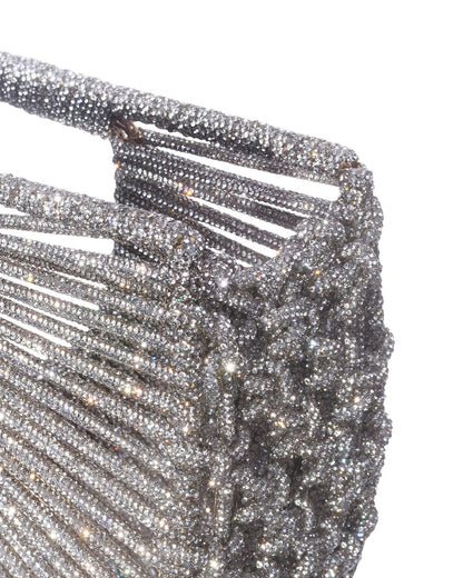 Daisy Jewel Bag –Silver