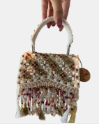 Ivory Heirloom Beaded Mini Bag