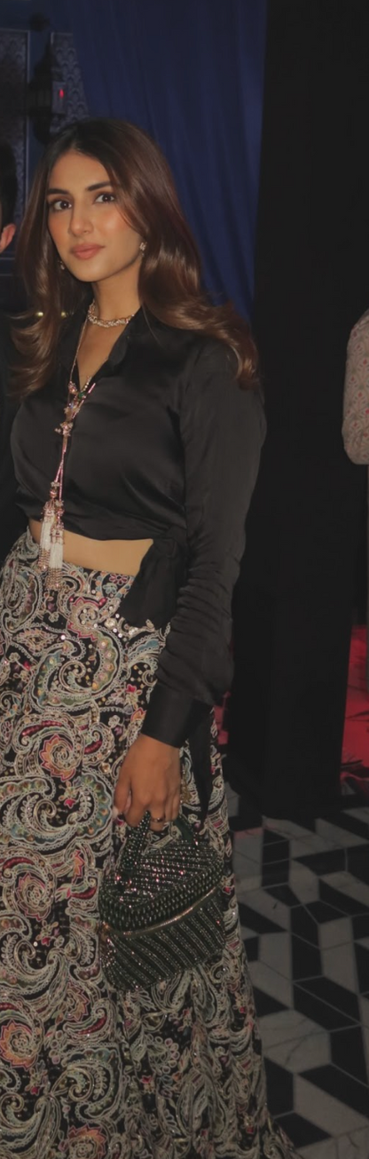 Meher Taluja In Our Green Laura Cube Bag