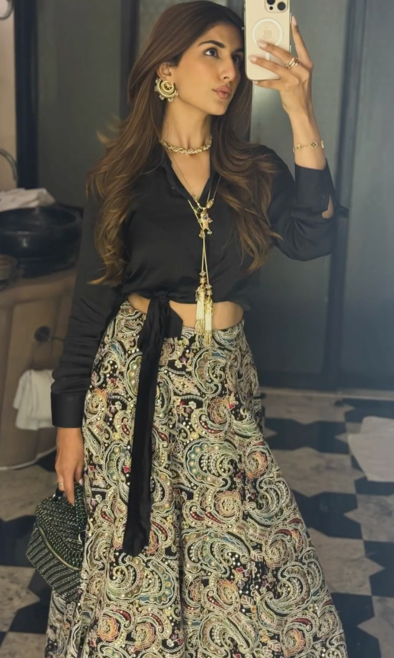 Meher Taluja In Our Green Laura Cube Bag