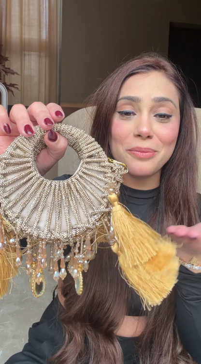 Ankita Arora in our Gold Kala Mini