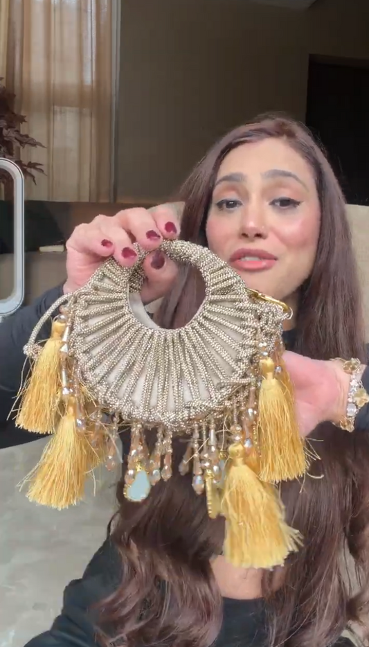 Ankita Arora in our Gold Kala Mini