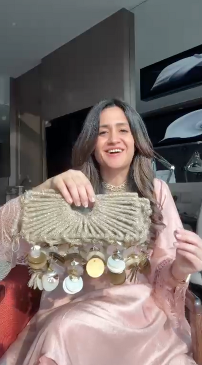 Mitali In Our - Lumi Knot Rope Bag- Beige