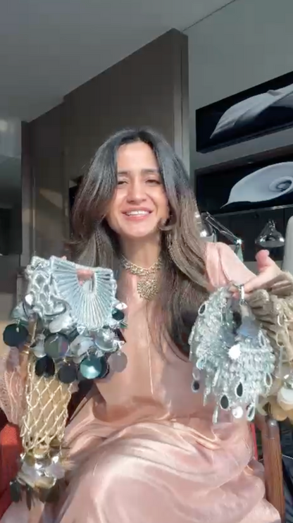 Mitali in our - Celeste Halo Bag - Silver D Cut Disc Bag