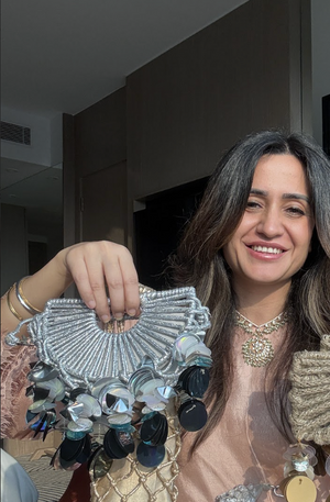 Mitali in our - Celeste Halo Bag - Silver D Cut Disc Bag