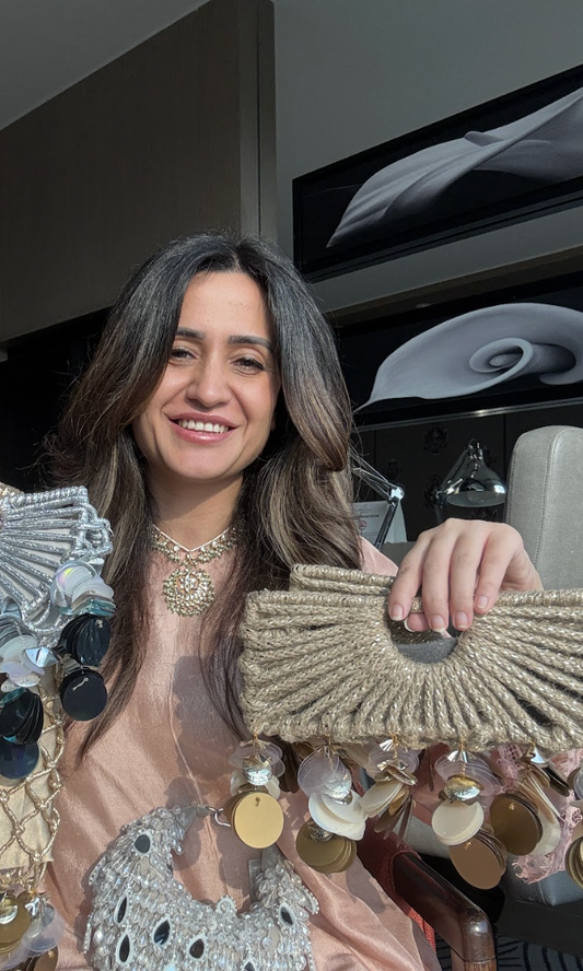 Mitali In Our - Lumi Knot Rope Bag- Beige