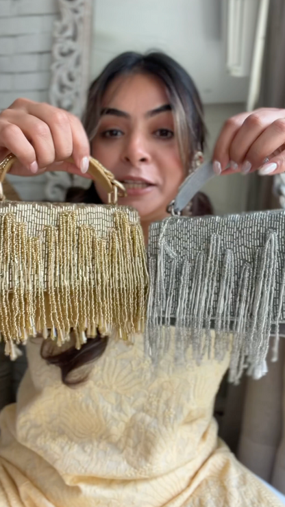 Golden Fringe Mini Bag